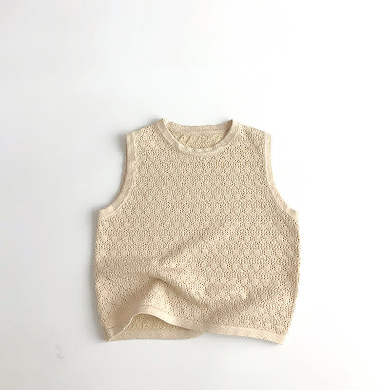 Toddler Boy Hollow Out Tank Top