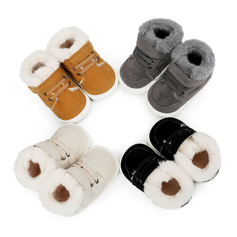 Baby Velcro Fleece Floor Pre-walker Shoes