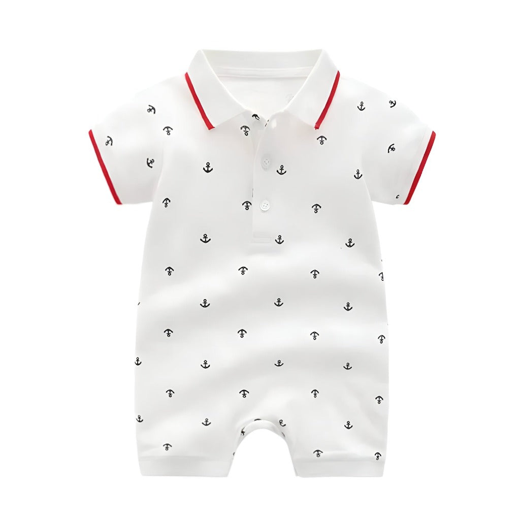 Baby Boys' Classic Polo Captain Jumpsuit