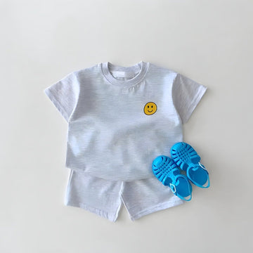 Smiley Face Unisex Summer Matching Set