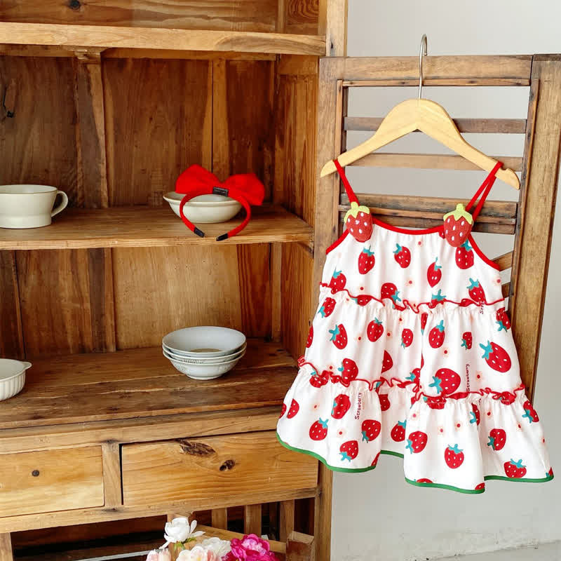 STRAWBERRY Toddler Sweet Slip Dress