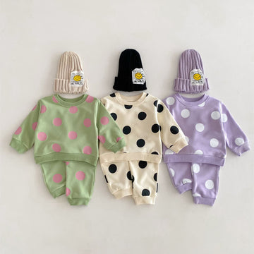 Baby 2-Piece Simple Dots Lovely Set