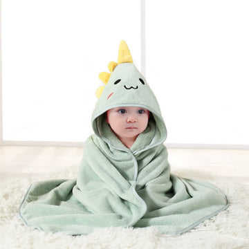 Baby Dinosaur Bathrobe Hooded Towels