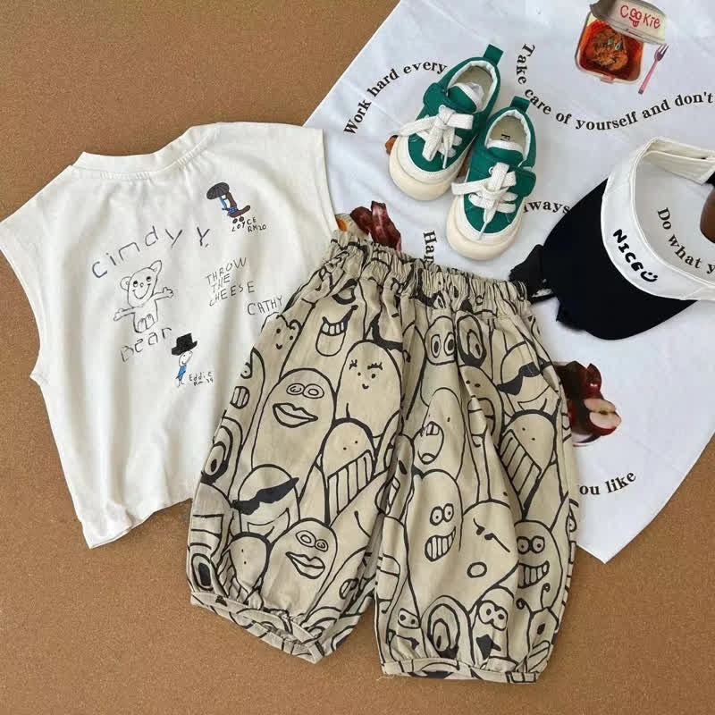 Toddler Boy 2-Piece Graffiti Casual Set