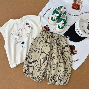 Toddler Boy 2-Piece Graffiti Casual Set