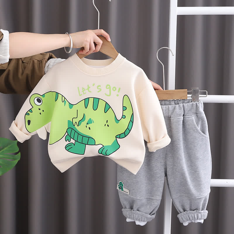 LET'S GO Toddler 2-Piece Dinosaur Set