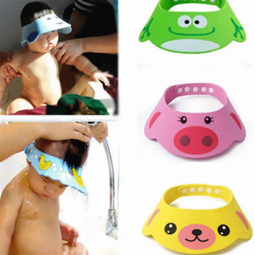 Baby Bath Shower Adjustable Hair Wash Cap