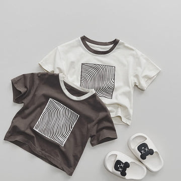 Toddler Design Earthy Color Soft T-shirt