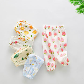 Baby Strawberry Animal Flower Orange Pants