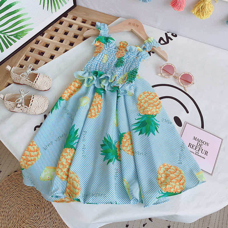 PINEAPPLE Toddler Girl 2-Piece Blue Set