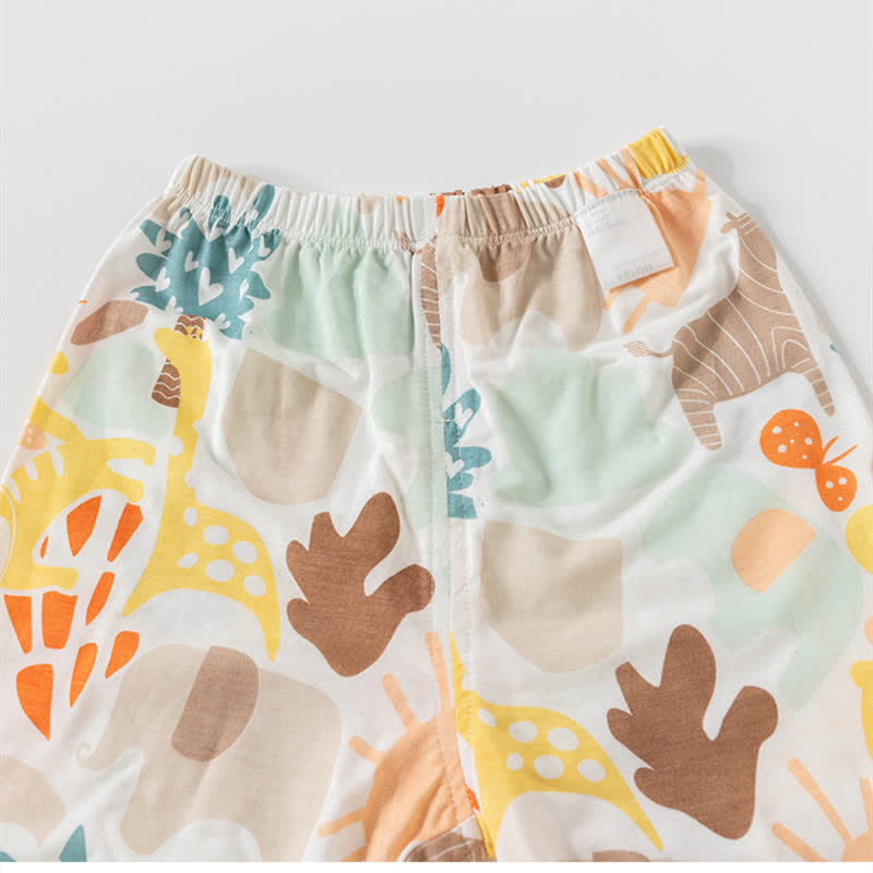 Toddler Animal Tree Apricot Pants