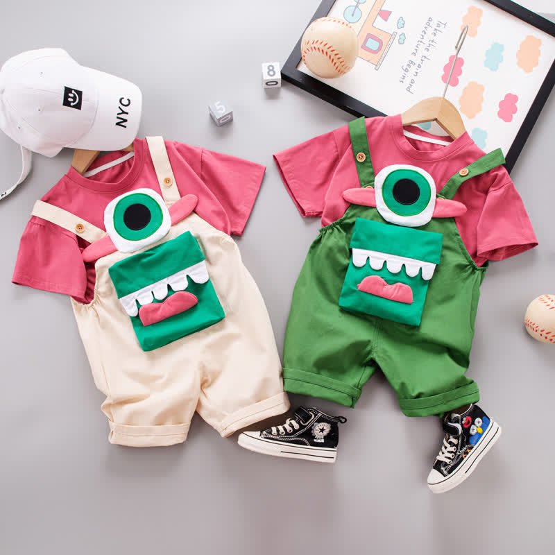 Toddler 2-Piece 3D Eyes Mouth Set