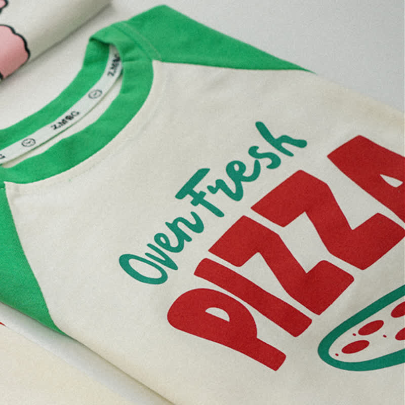 OVEN FRESH PIZZA Toddler Green T-shirt