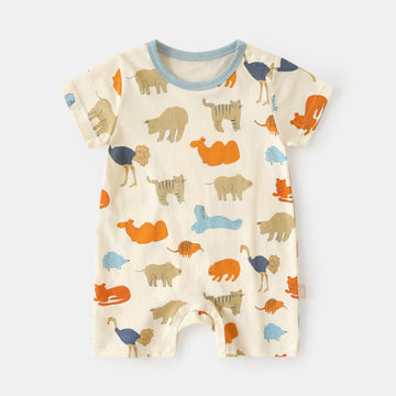 Baby Animal Zoo Pajamas Romper