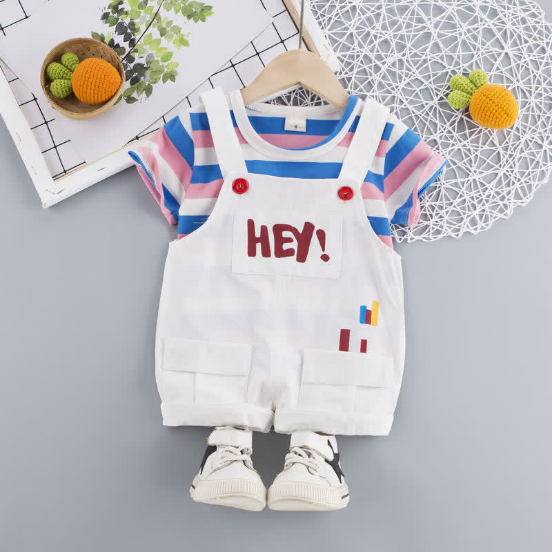 HEY! Baby Toddler 2-Piece Striped Set