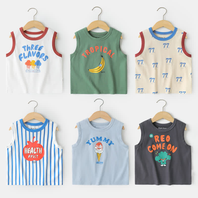 Toddler Boy Colorful Summer Tank Top