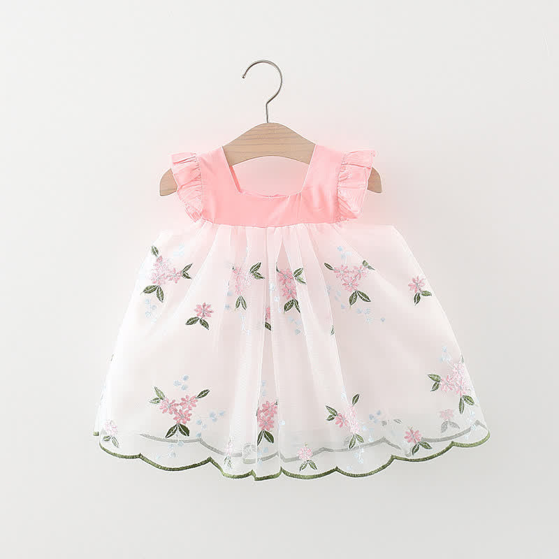 Baby Tulle Flower Lovely Sweet Dress