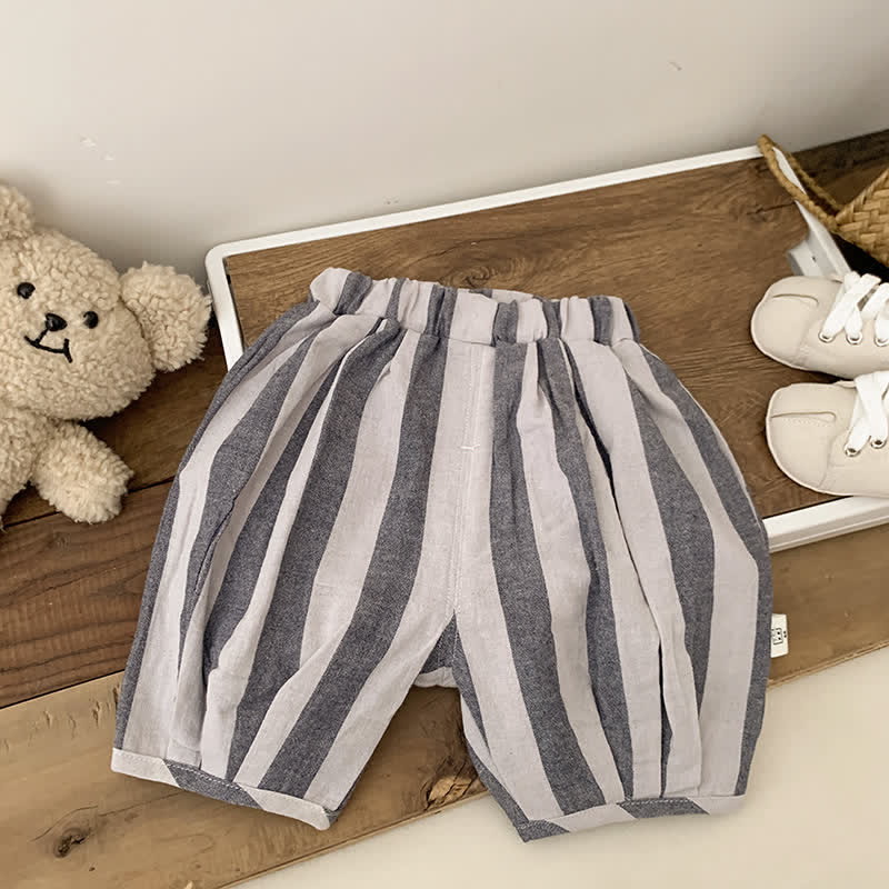 Baby Striped Loose Casual Pants