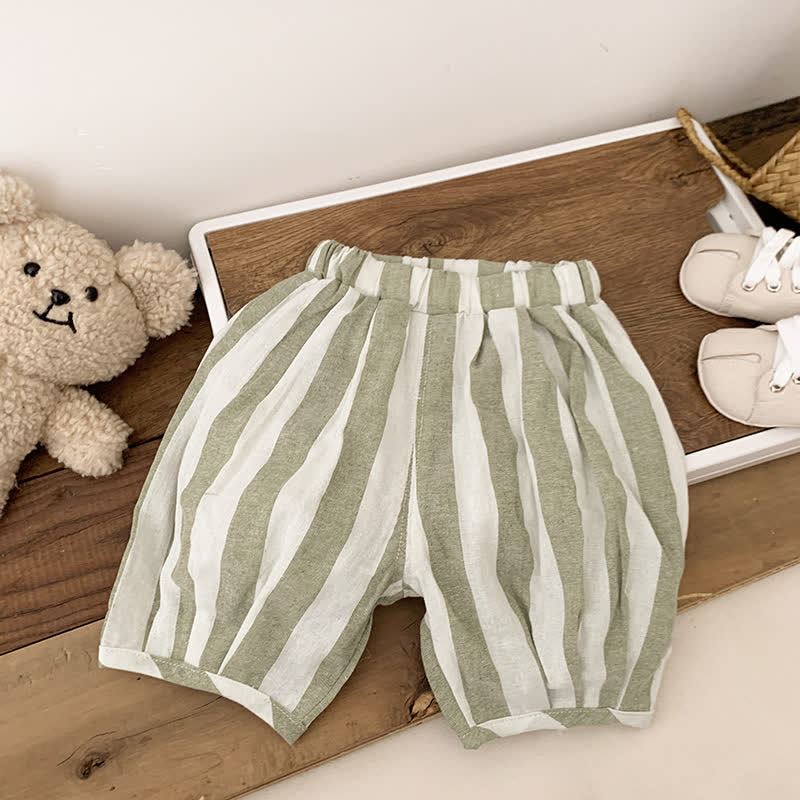 Baby Striped Loose Casual Pants