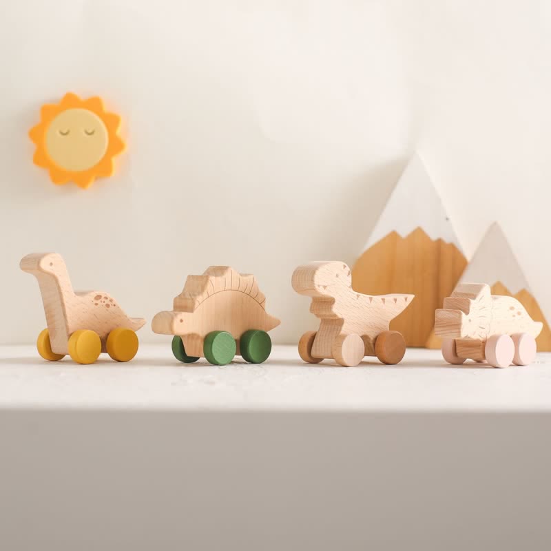 Baby Wooden Dino Toys