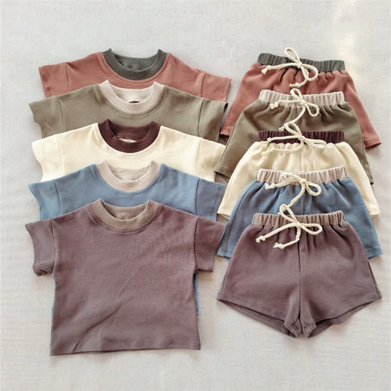 Baby 2-Piece Soft Sweatsuit Loose Set