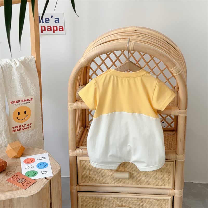 Baby Fake 2Pcs Lovely Goose Romper