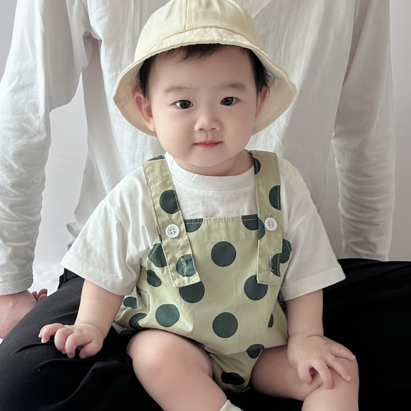 Baby Dots Pocket Lovely Overalls