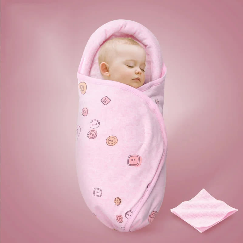 Newborn Button Print Sleeping Bag