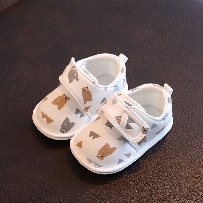 Baby Animal Smiley Prewalker Shoes