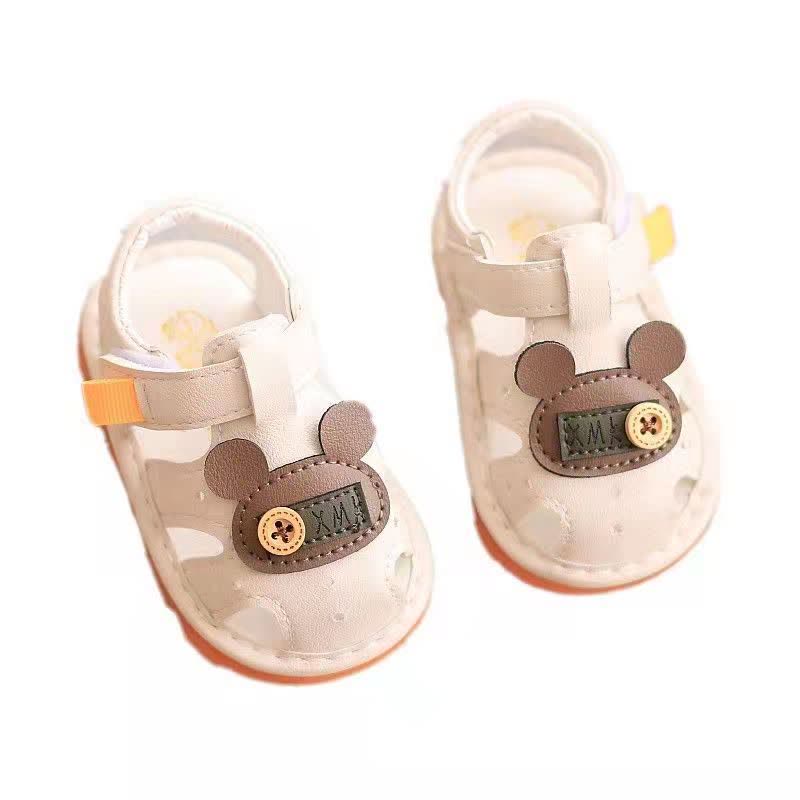 Baby Bear Button Sandals Prewalker Shoes