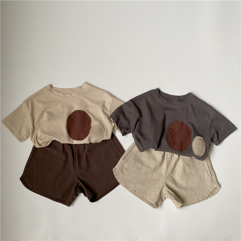 Toddler Circular Patch Soft T-shirt