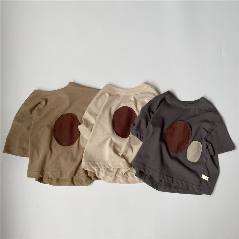 Toddler Circular Patch Soft T-shirt