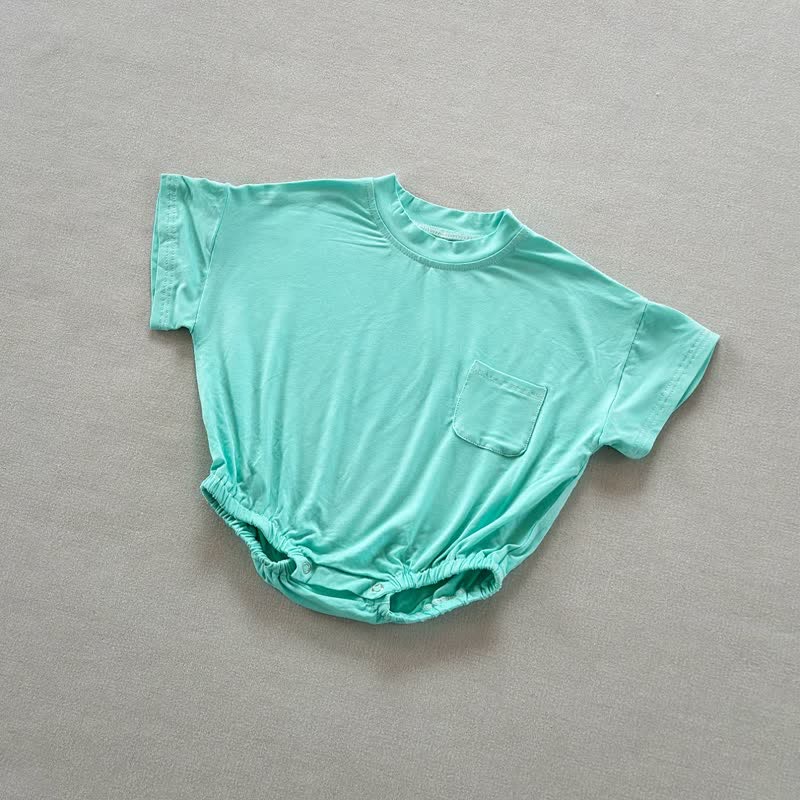 Baby Solid Color Comfort Pocket Bodysuit