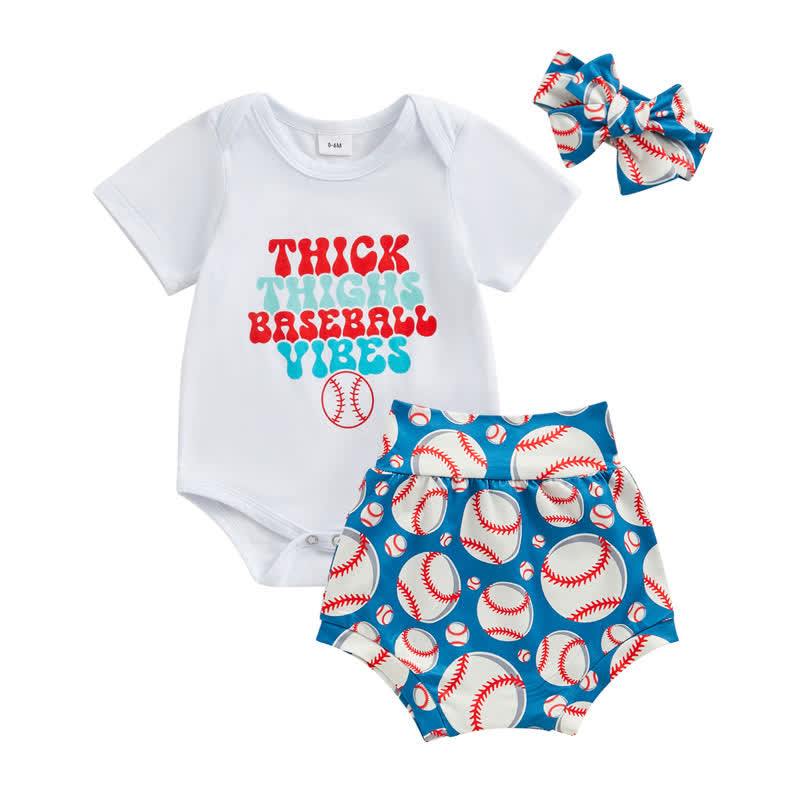 PLAY BALL Baby 2-Piece Set with Headband