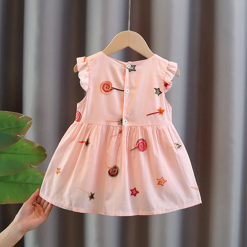 Toddler Lollipop Star Sleeveless Dress