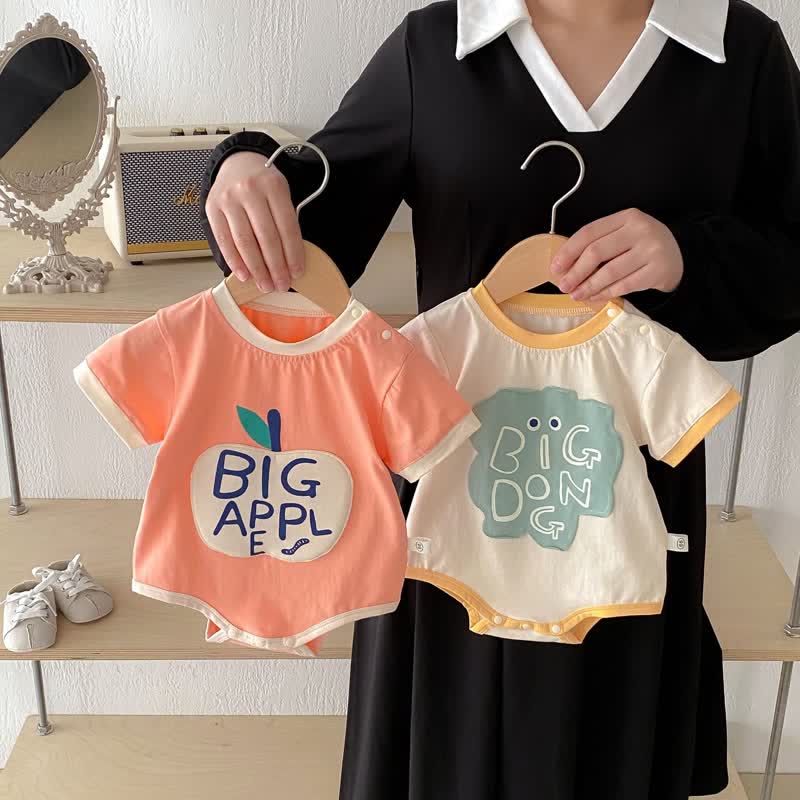 BIG APPLES/DONG Baby Patch Bodysuit