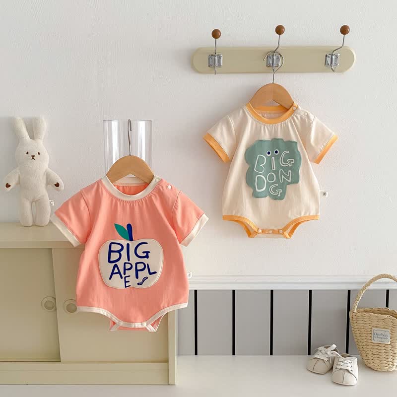 BIG APPLES/DONG Baby Patch Bodysuit