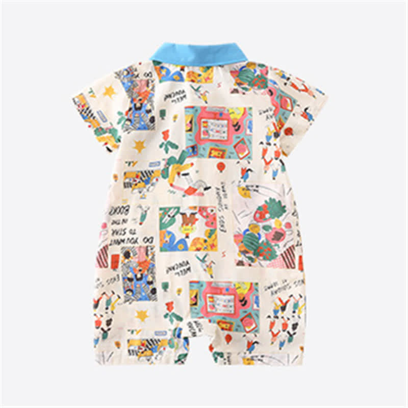 WELL YOU CAN! Baby Polo Colorful Romper