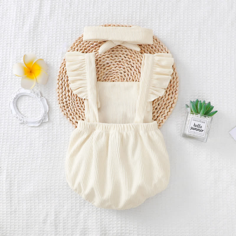 Baby Embroidered Rainbow Bodysuit with Headband