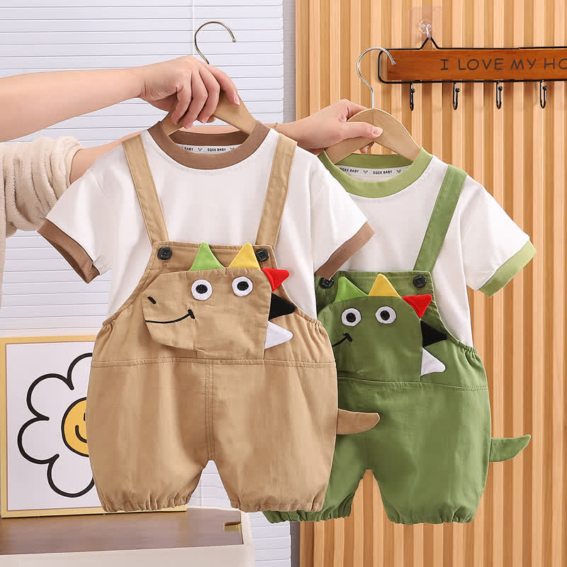 Toddler 2-Piece Dinosaur Design Cute Set