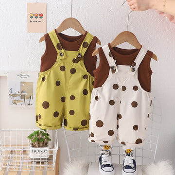 Toddler Girl 2-Piece Dots Cute Set