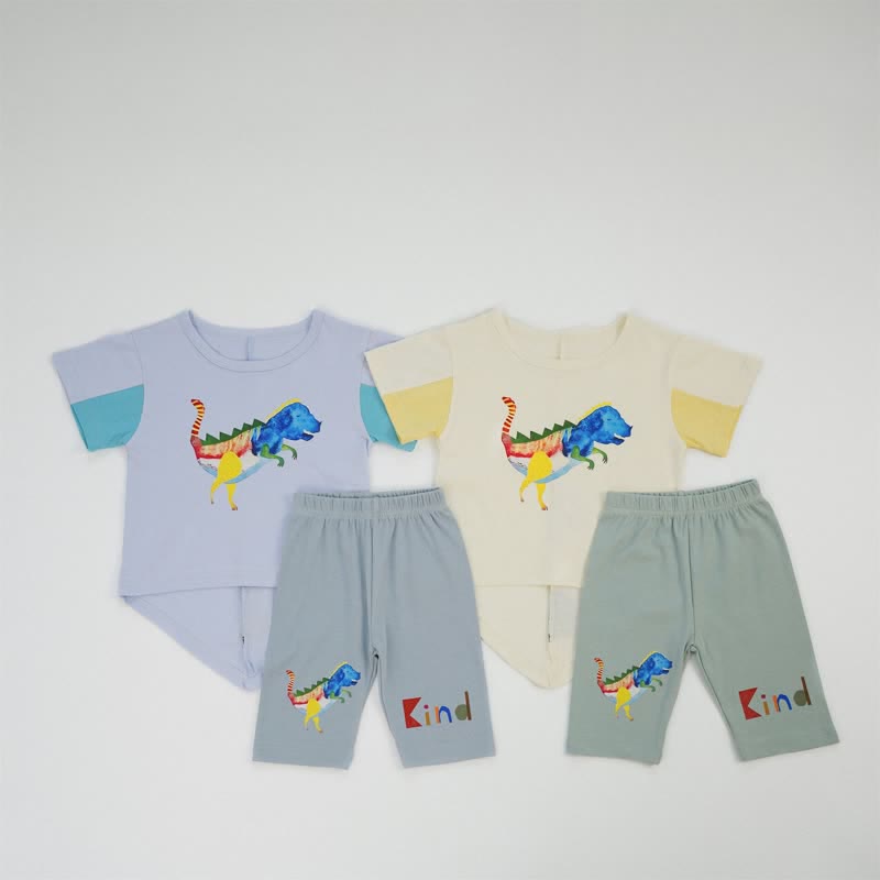 KIND Toddler Cartoon Dinosaur Shorts