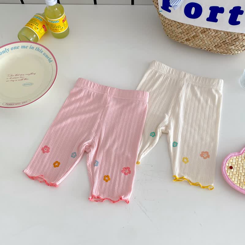 Baby Toddler Girl Flower Soft Leggings