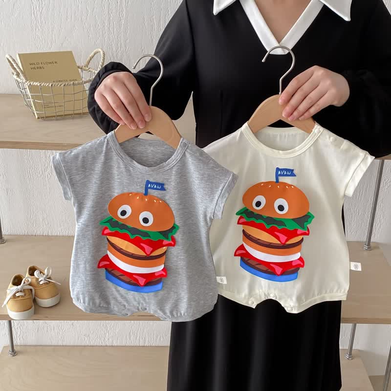 RVRW Baby Hamburger Lovely Romper