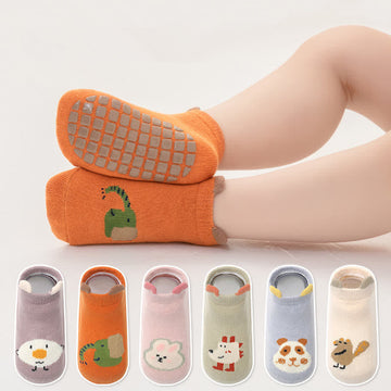 Baby Toddler Antislip Animal Soft Floor Socks