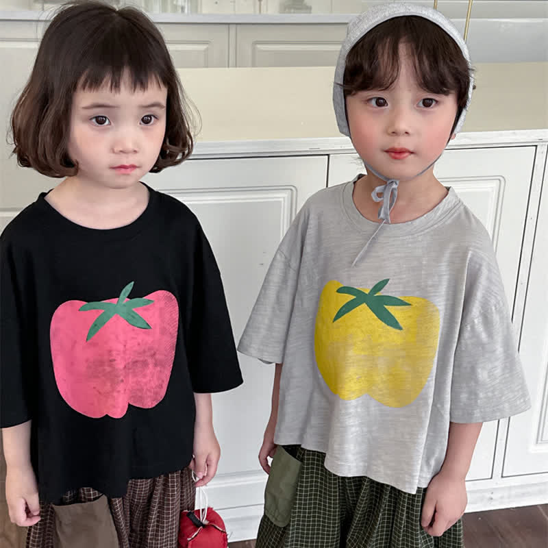 Toddler Color Pepper Comfort Loose T-shirt