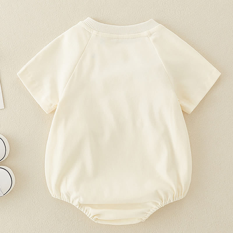 Baby Lovely Animal Beige Bodysuit