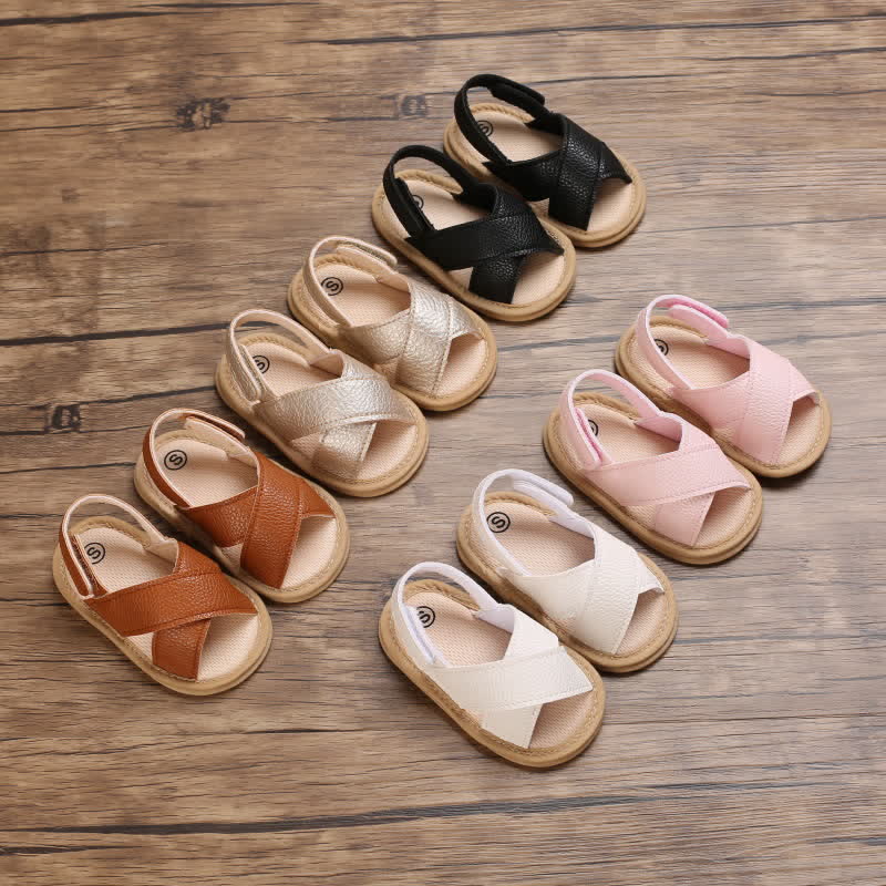 Baby Girl Cross Sandals Prewalker Shoes