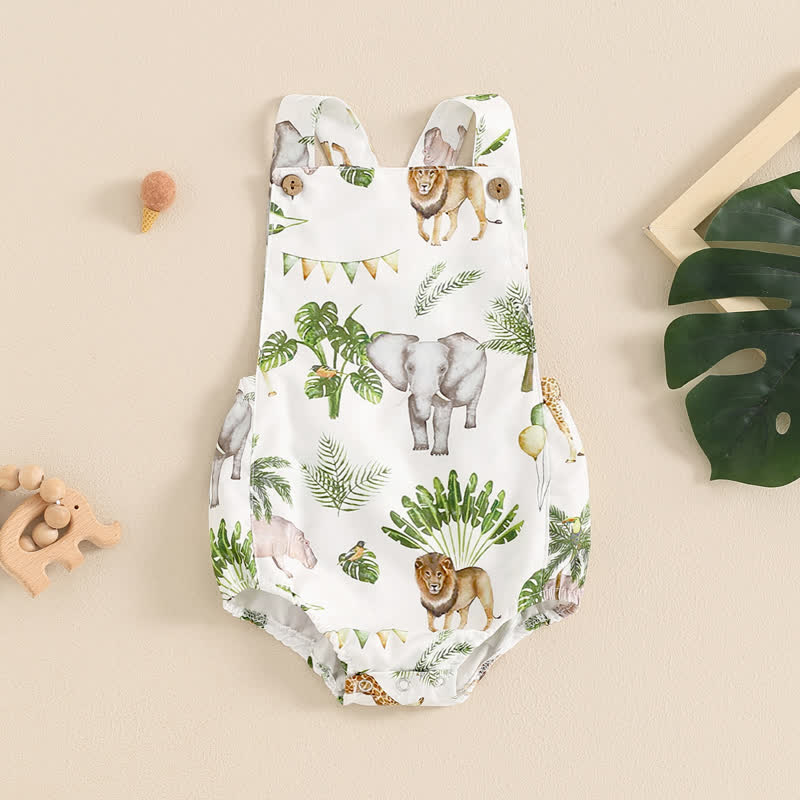 Baby Zoo Forest Balloon Bodysuit