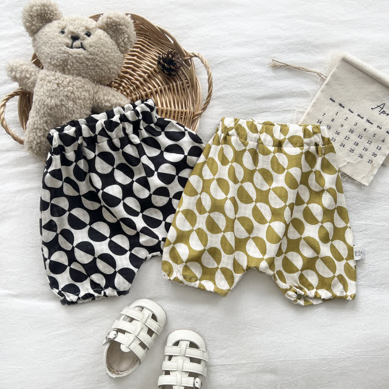 Baby Design Dots Casual Shorts